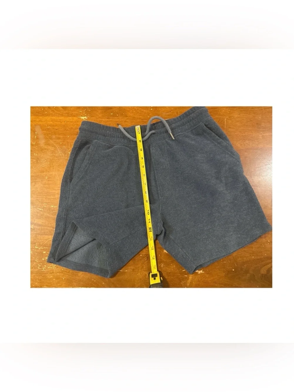 Old Navy Men’s Blue Terry Drawstring Athletic Shorts Size Medium